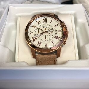 Fossil Q Hybrid Rose Gold